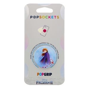 PopSocket new Disney Anna Phone Grip with Purple Cape on Blue